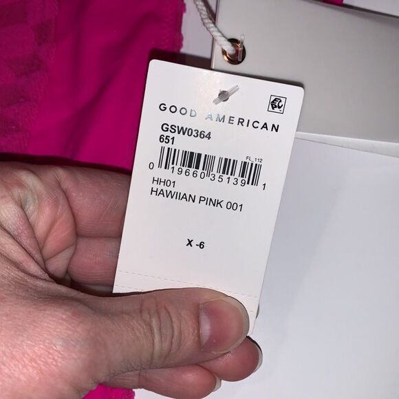 GOOD AMERICAN Jaquared Bikini Set NWT - Picture 7 of 9